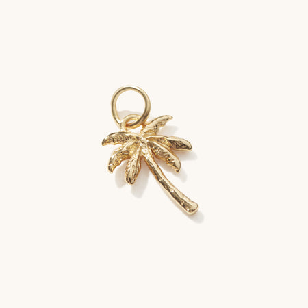 Palm Tree Pendant Gold